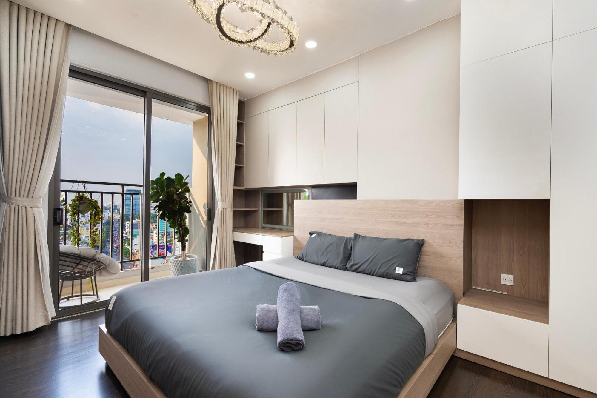 Double E Saigon Apartment In Rivergate Building Ho Chi Minh Zewnętrze zdjęcie