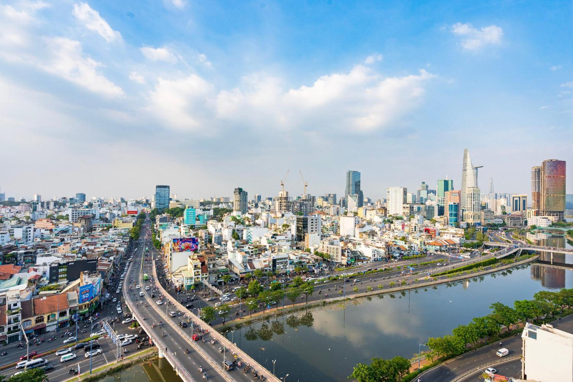 Double E Saigon Apartment In Rivergate Building Ho Chi Minh Zewnętrze zdjęcie